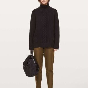 lululemon athletica Black Turtleneck Sweater
